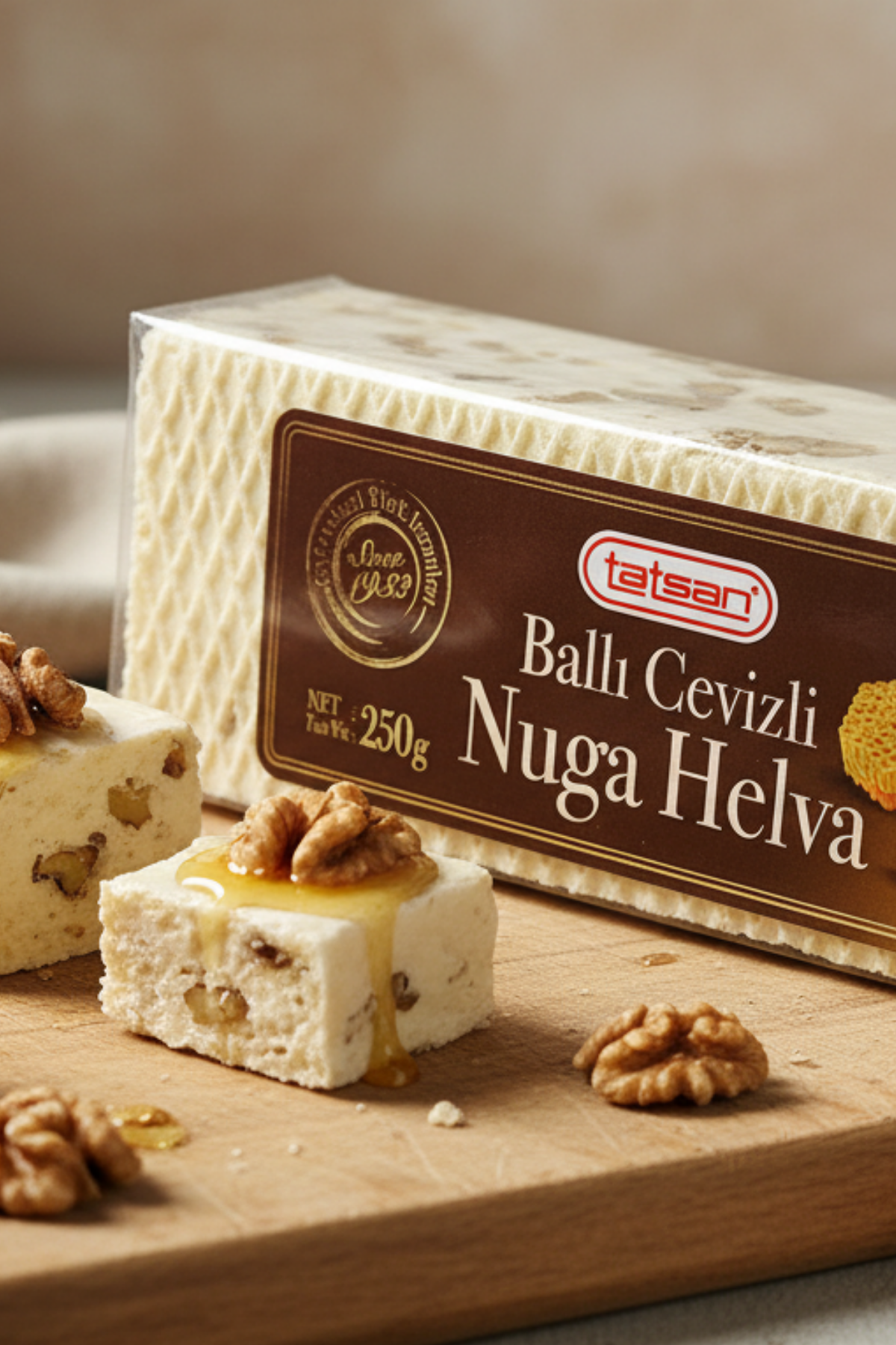 Halva & HardaliyeTatsanBallı Cevizli Nuga 250g - Tatsan