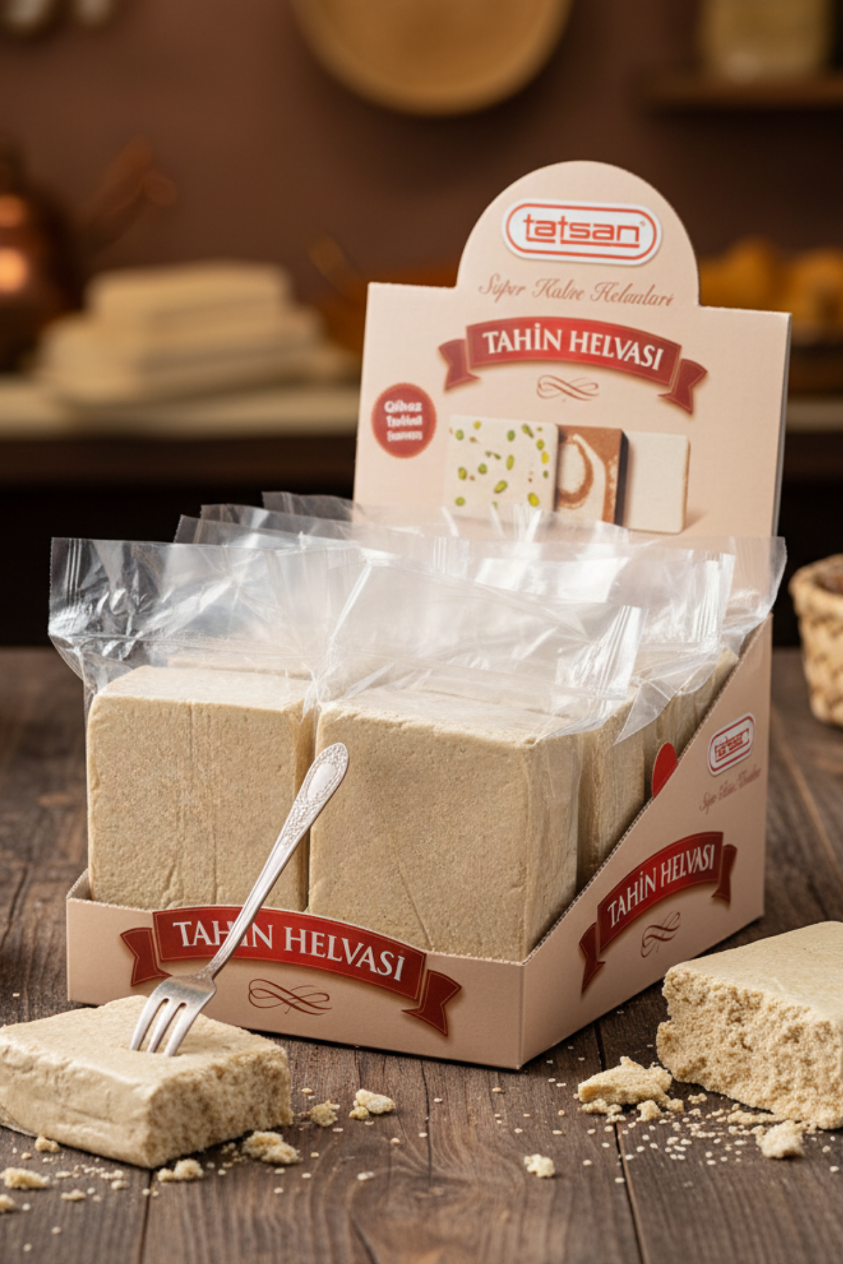 Halva & HardaliyeTatsanSade Tahin Helvası 350g - Tatsan