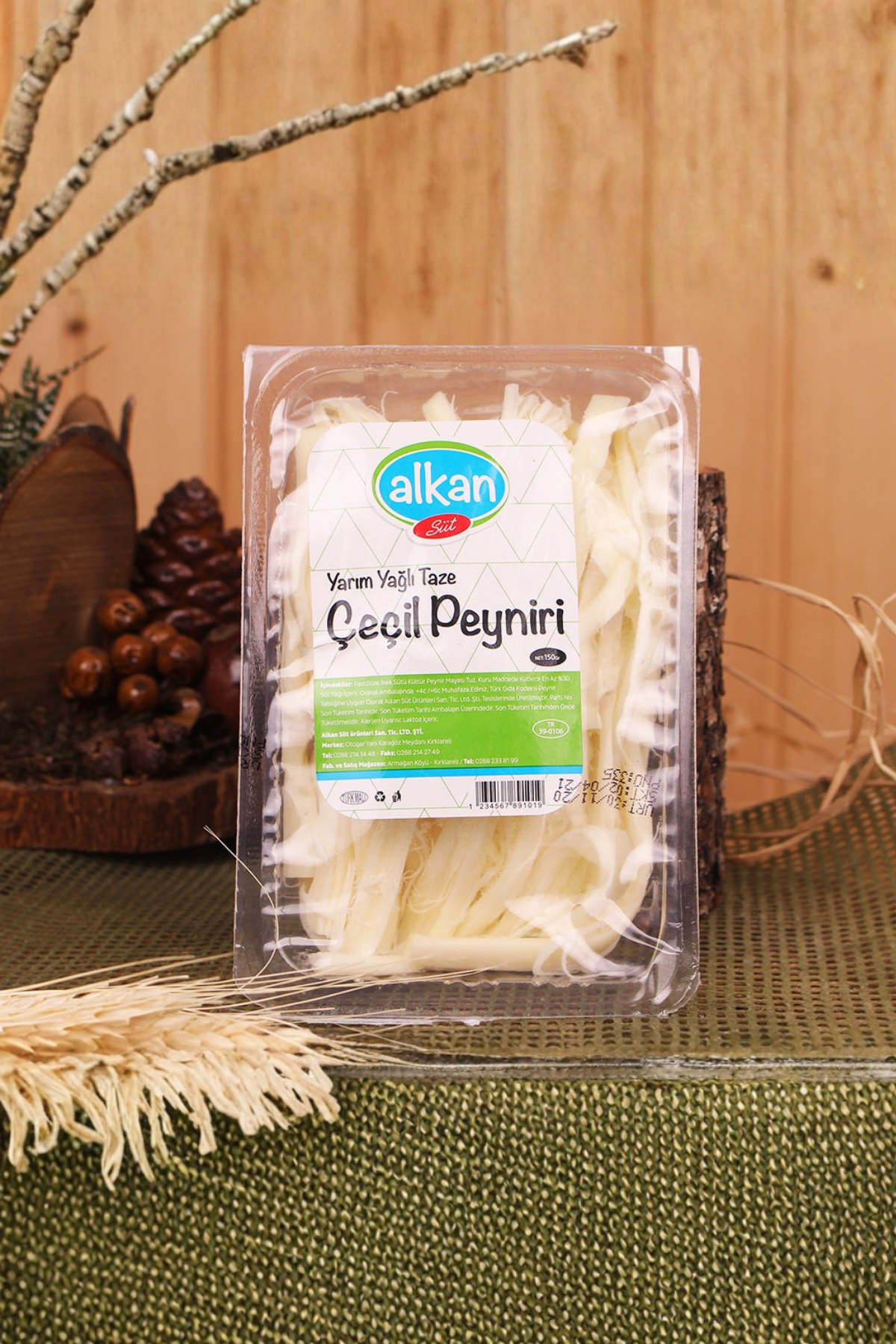Kaşar PeynirleriAlkan SütÇeçil Peyniri 250g - Alkan Süt