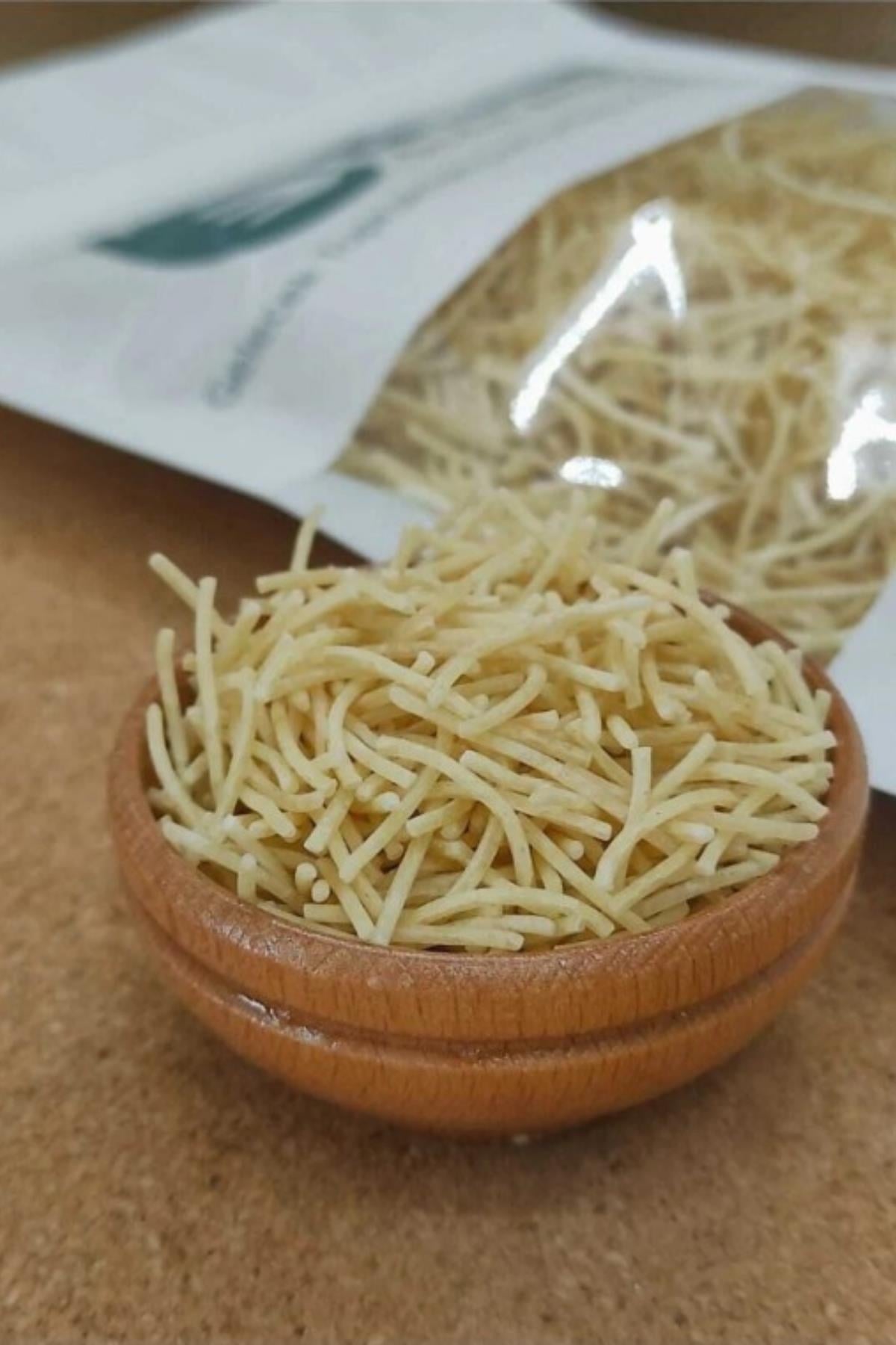 PastasBelu Gıda AtölyesiSütsüz Yumurtasız Tel Şehriye 200g - Belu Gıda