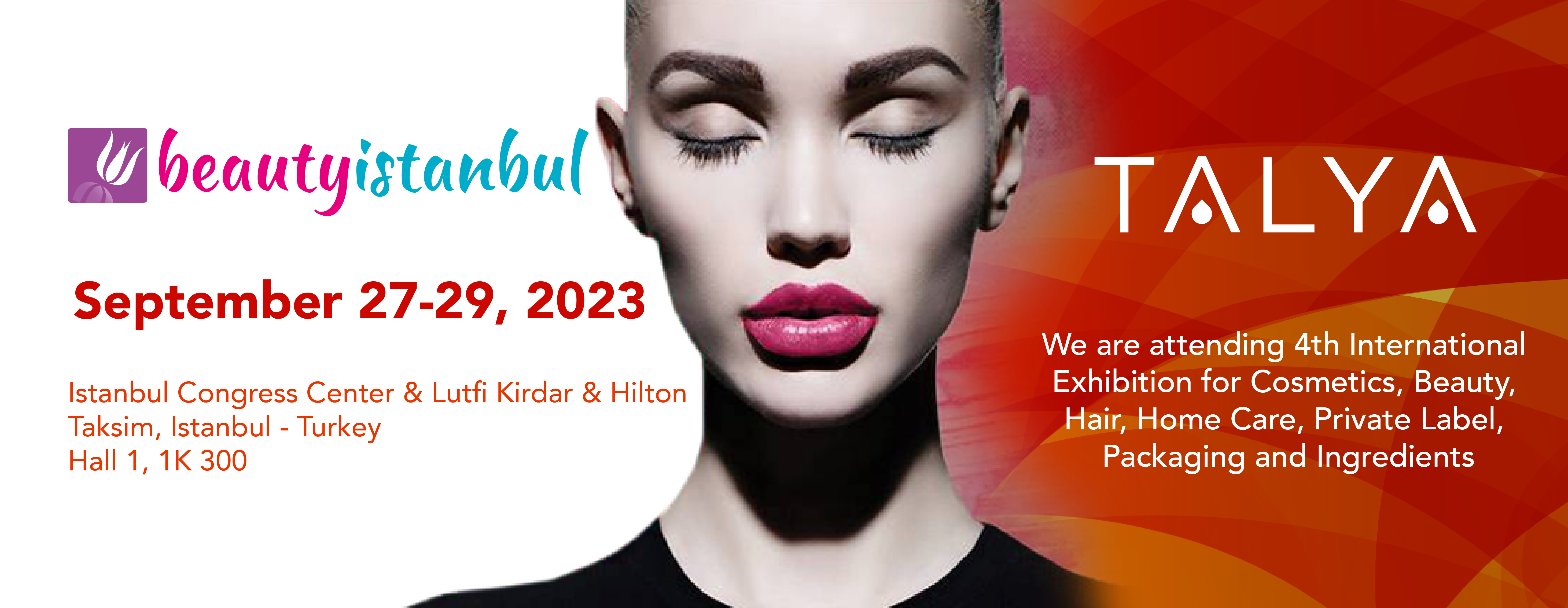We invite you to our booth at Beauty Istanbul 2023!