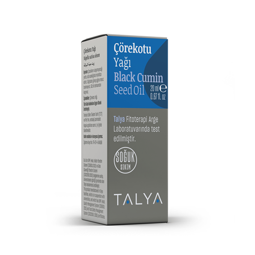Black Cumin Seed Oil 20 ml (Cold Press) Talya Bitkisel