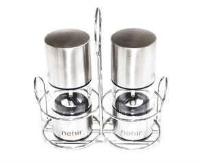 2Lİ SİLİNDİNDİR BAHARAT DEĞİRMENİ SET