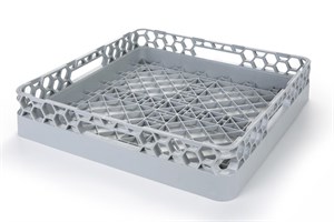 BULAŞIK KASETİ BARDAKLIK ALT GÖVDE GENİŞ DELİKLİ 500X500X100H/MM