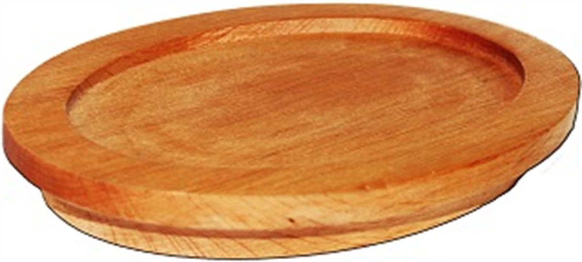 AHŞAP OVAL 19 CM.PORS.KASE ALTI