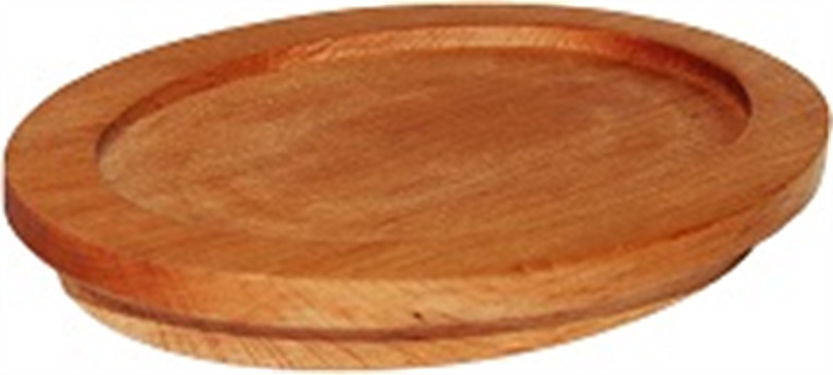 AHŞAP OVAL 22 CM.PORS.KASE ALTI