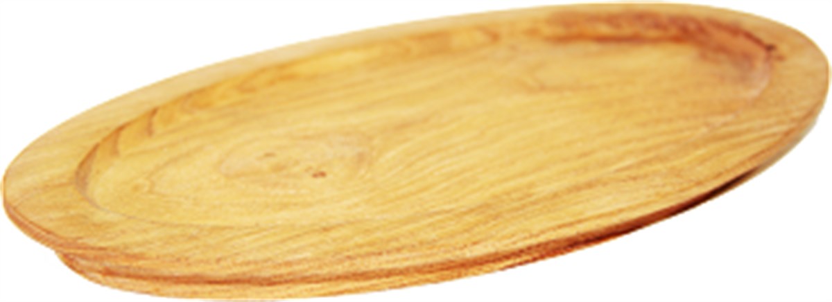 AHŞAP OVAL 26 CM.PORSELEN KASE ALTI
