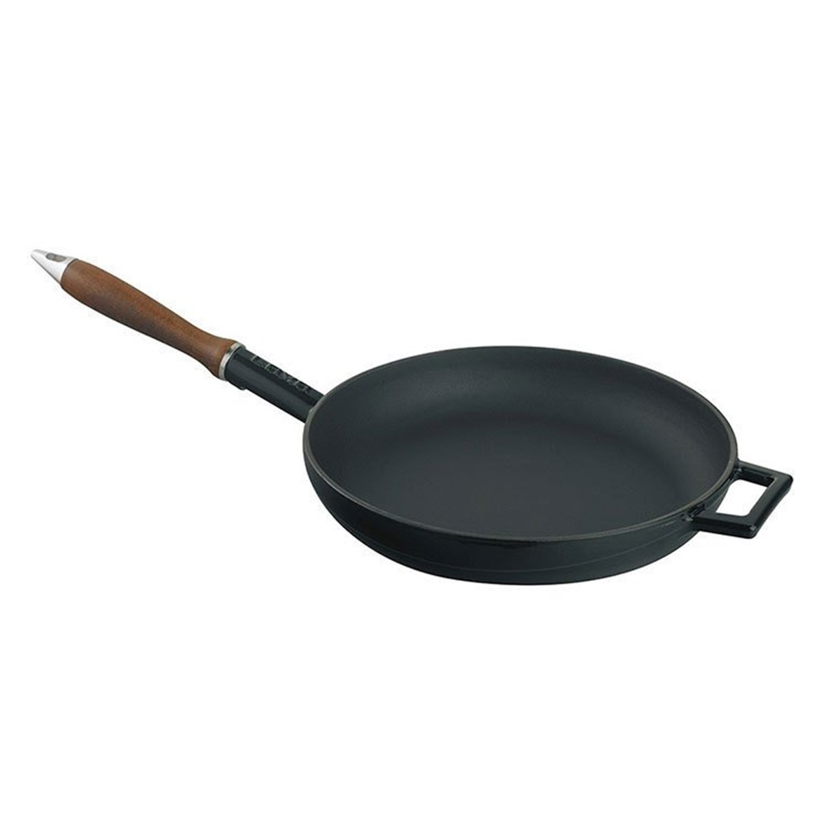 KIZARTMA TAVASI 24 CM.AHŞAP SAP SİYAH