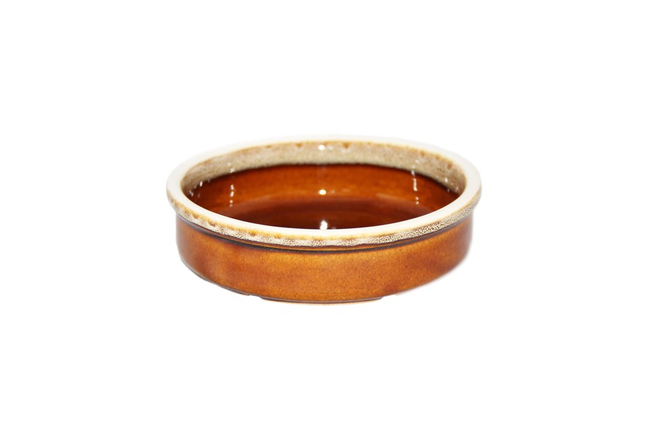 SEPLUS 13 CM.YUVARLAK FIRIN KABI ANTİK ÇİFT RENK