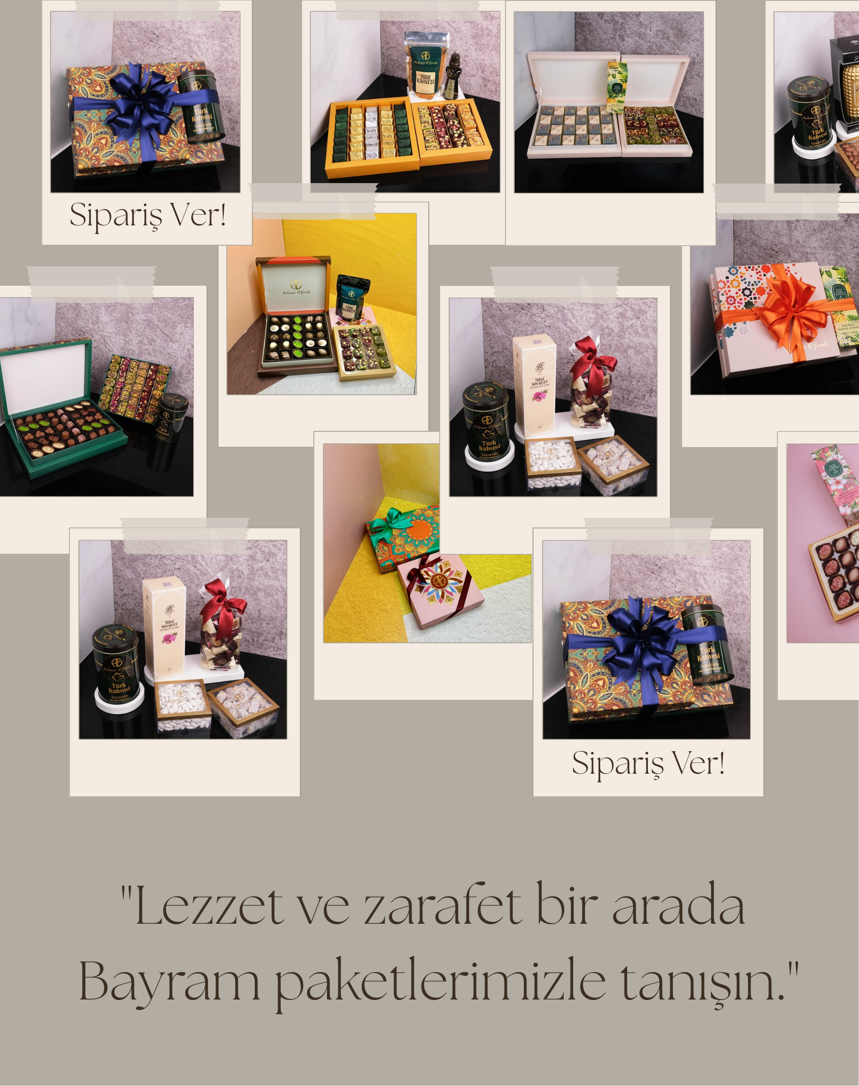 Hediyelik Bayram Pakaetleri