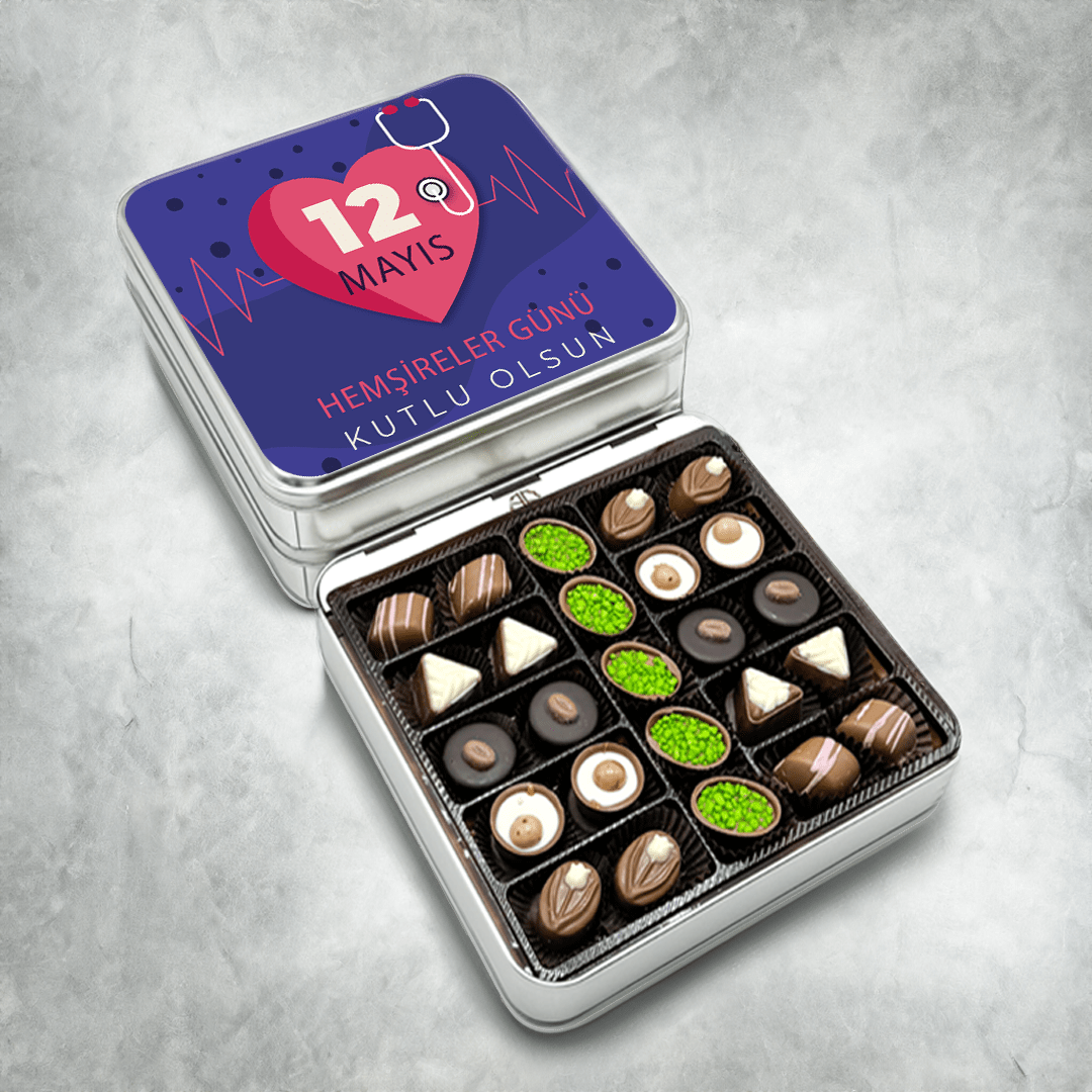 Hemşireler Haftası Special Çikolata Metal Kutu