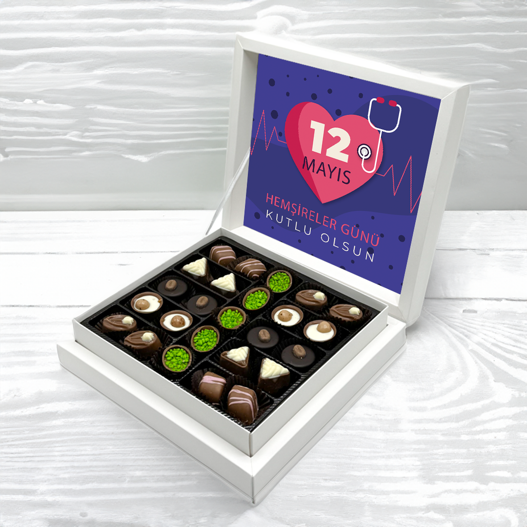 Hemşireler Haftası Special Çikolata Sunum Kutulu