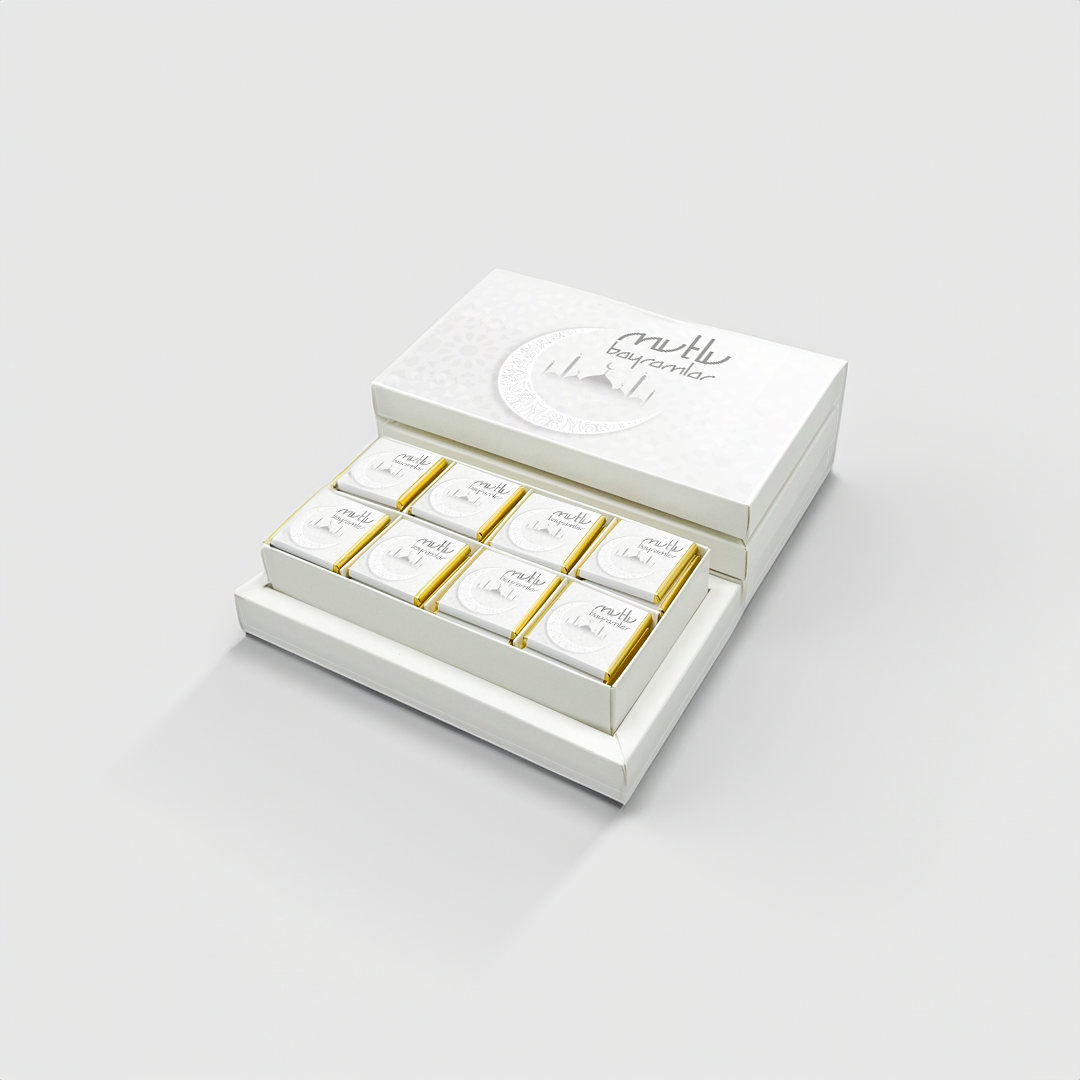 Ramazan Bayramı Hediyesi 16 Adetli Madlen Çikolata Kutusu