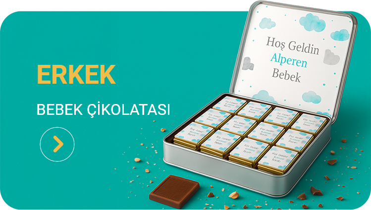 Erkek bebek çikolatası