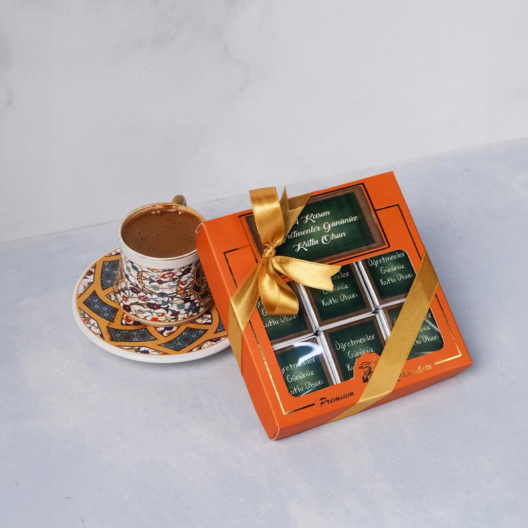 12'li Madlen Çikolata Kutusu Hediyelik Öğretmenler Günü