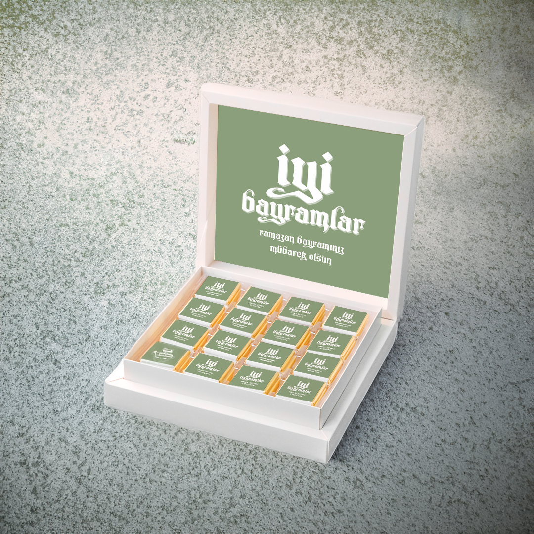 Şeker Bayramı Hediyesi Madlen Çikolata (32 Adet)