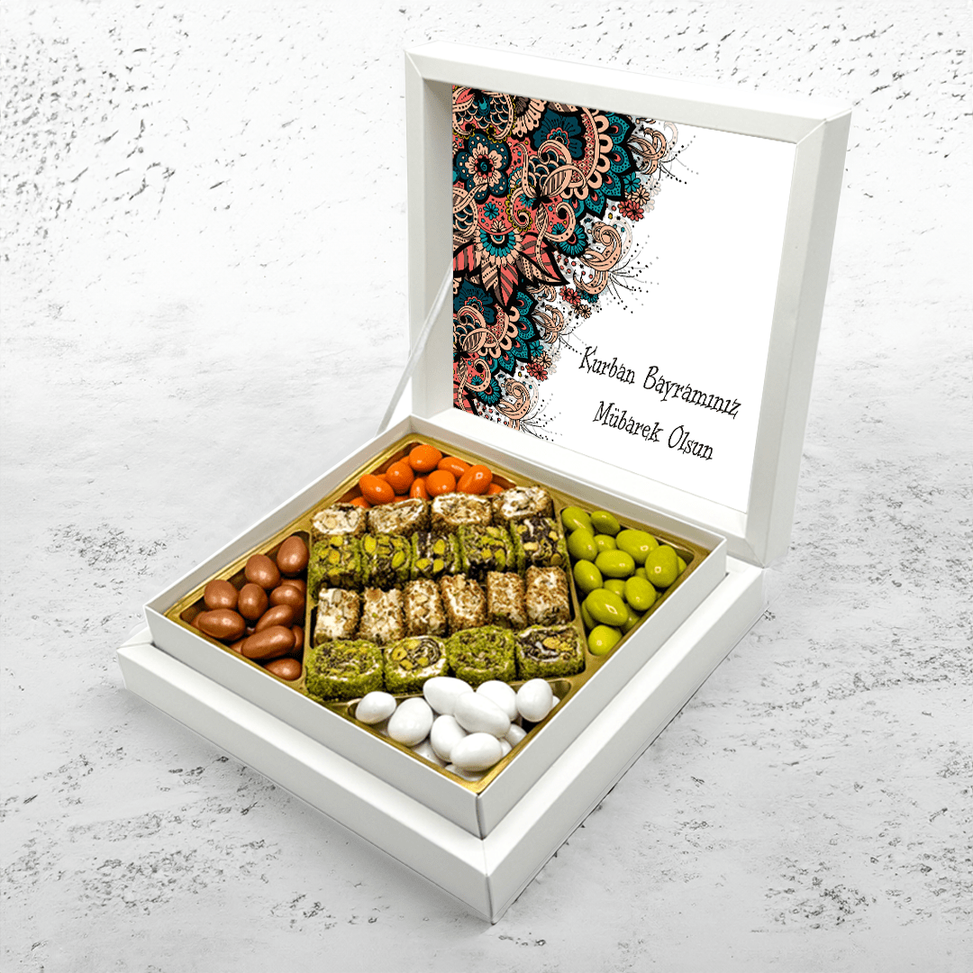 Kurban Bayramı Çiçek Desenli Karışık Special Şerit Lokum & Draje