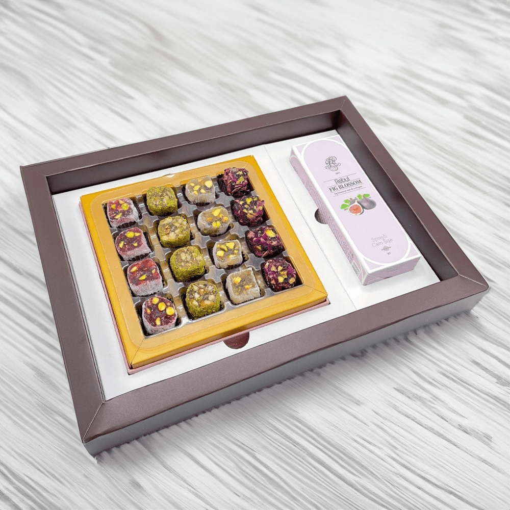 Logolu Set Special Lokum ve Rebul Kolonya