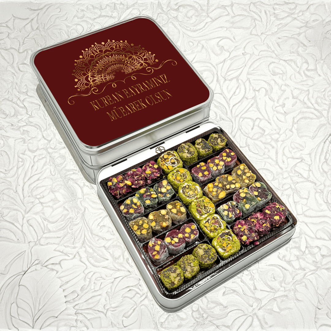 Kurban Bayramı Karışık Special Kutulu Lokum Metal Kutulu