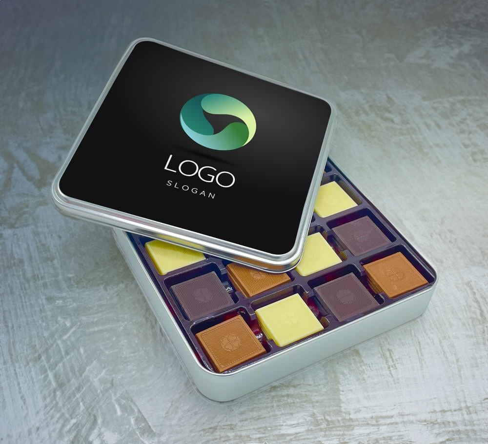 Firmalara Özel Kurumsal Açık Madlen Çikolata Kutusu