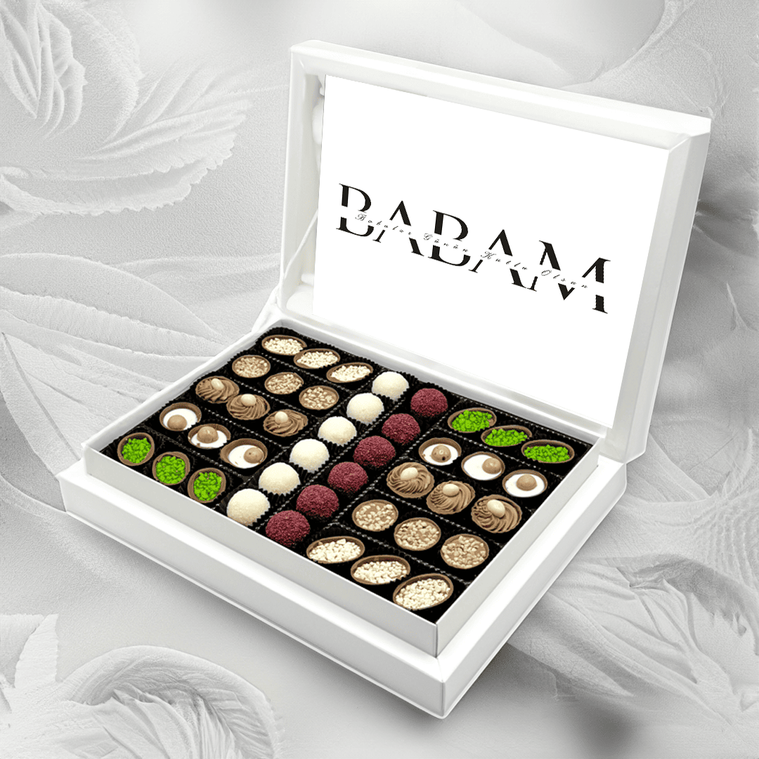 Babalar Günü Özel Kutu El Yapımı Çikolata Büyük Sunum Kutu