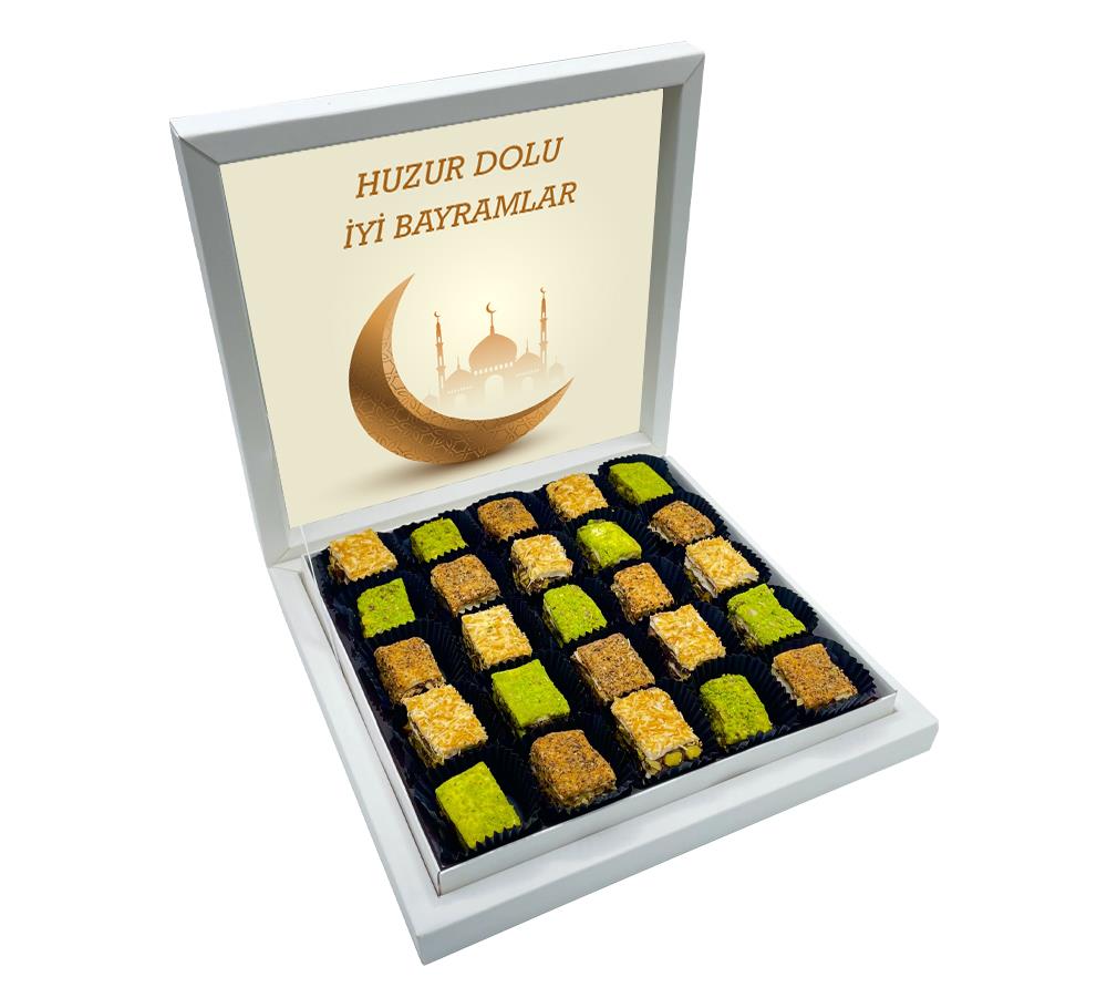 Bayram Hediyesi Baklava Lokum Sunum Kutulu