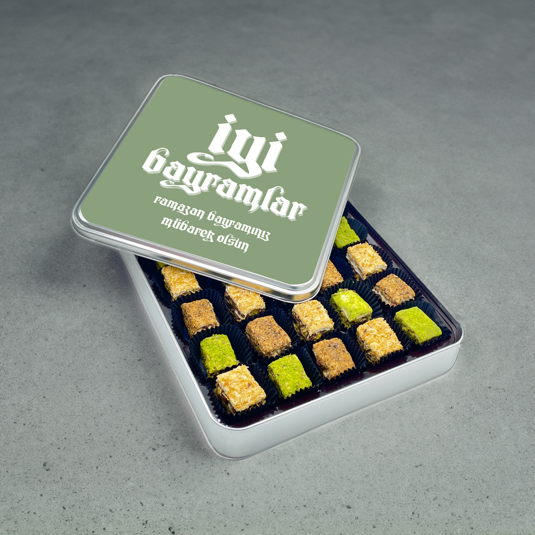 Şeker Bayramı Hediyesi Baklava Lokum Kutusu