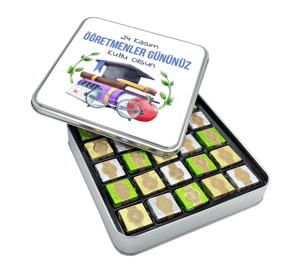 Defter Desenli Öğretmenler Günü Hediyesi Premium Çikolata