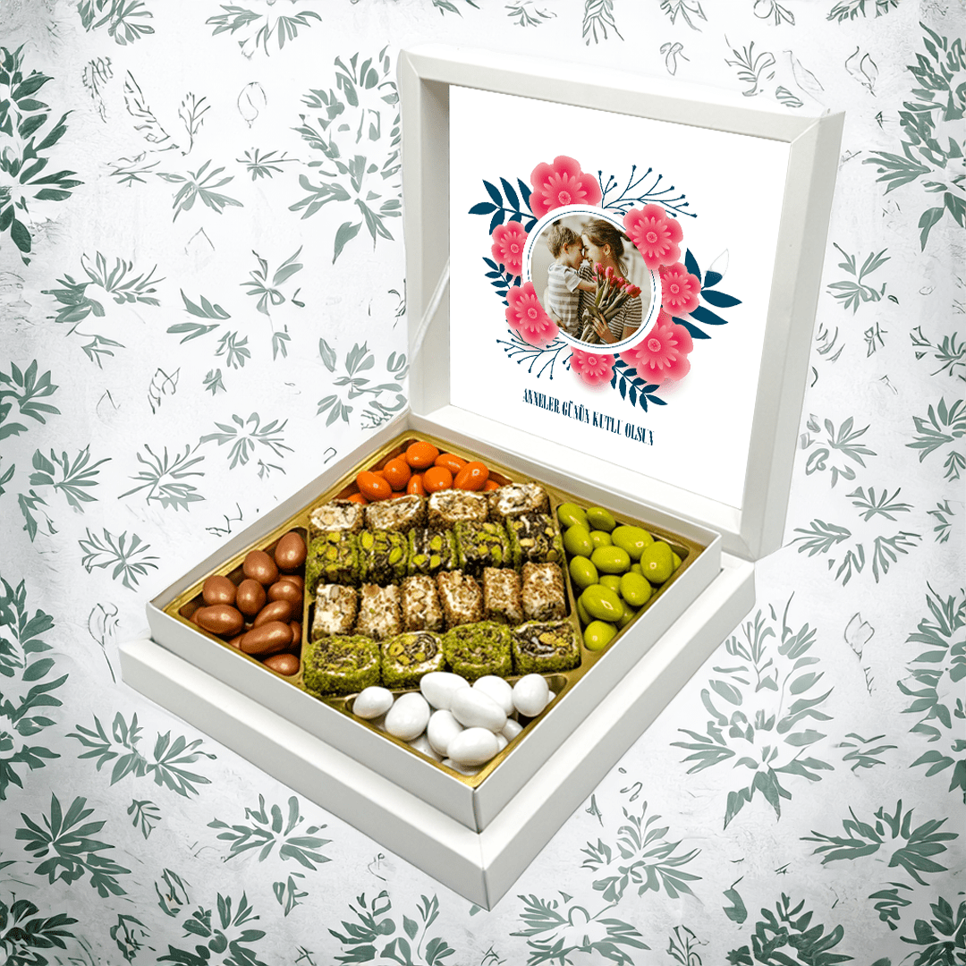 Anneler Günü Hediyesi Fotoğraflı Şerit Lokum & Draje