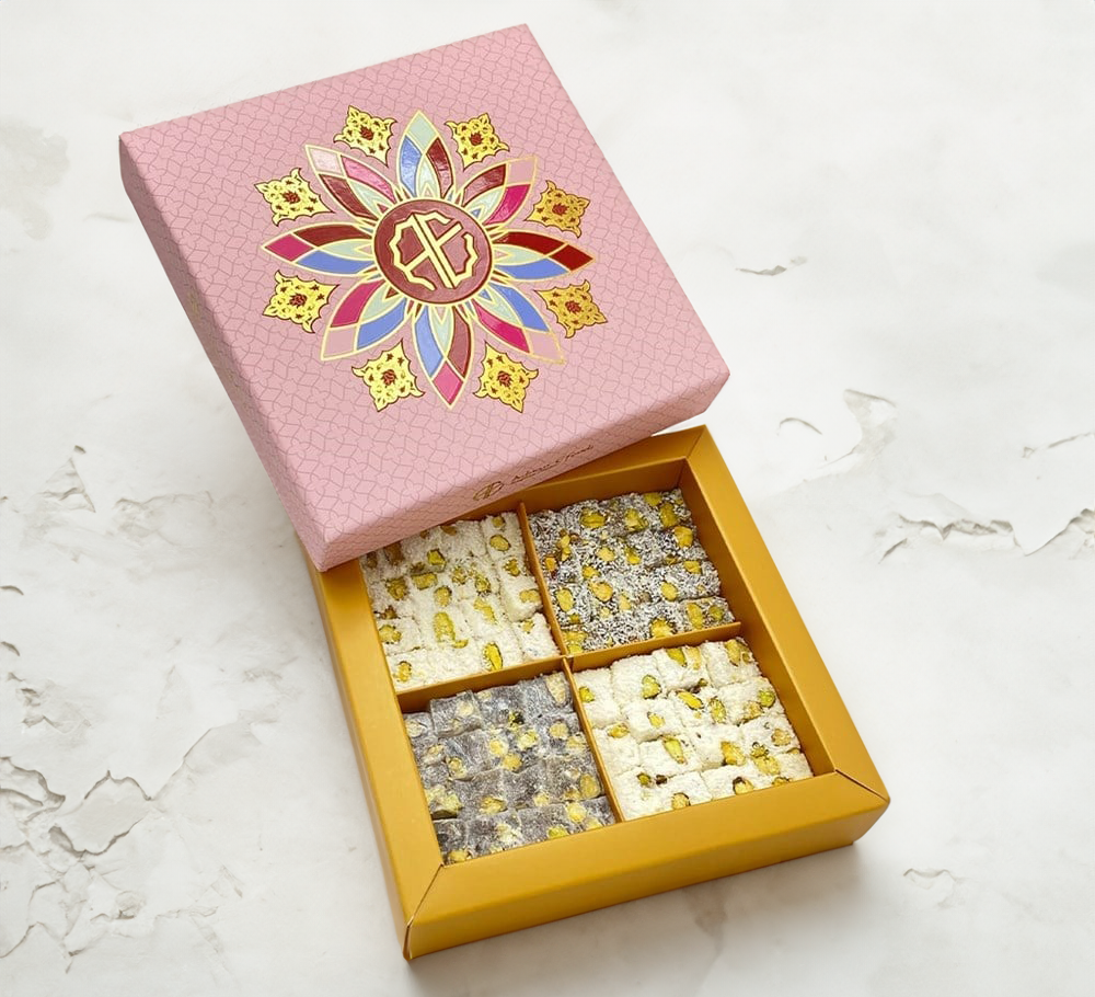 Hediyelik Bayram Özel Çifte Kavrulmuş Lokum