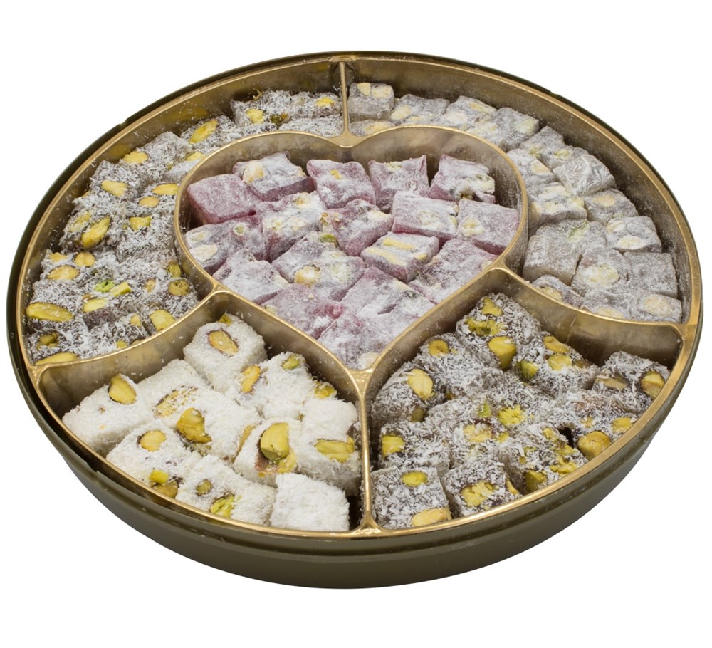 Hediyelik Karışık Çifte Kavrulmuş Lokum 530gr.