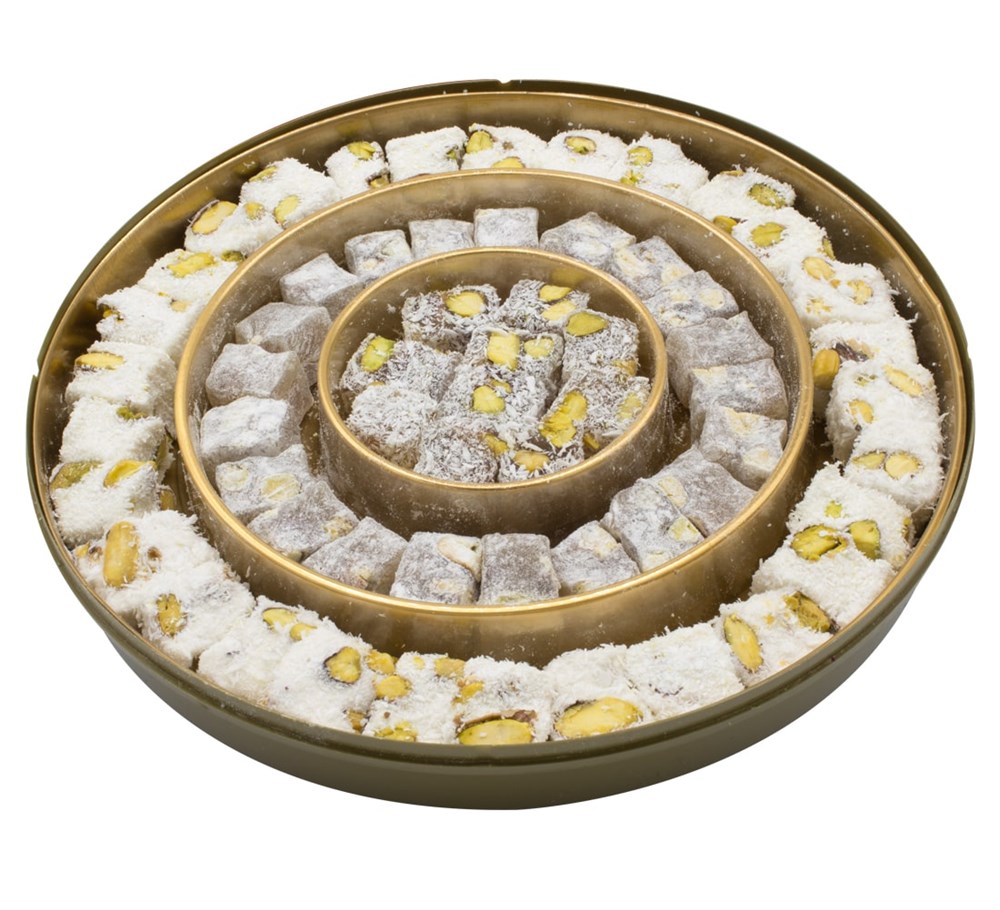 Hediyelik Karışık Çifte Kavrulmuş Lokum 418gr.