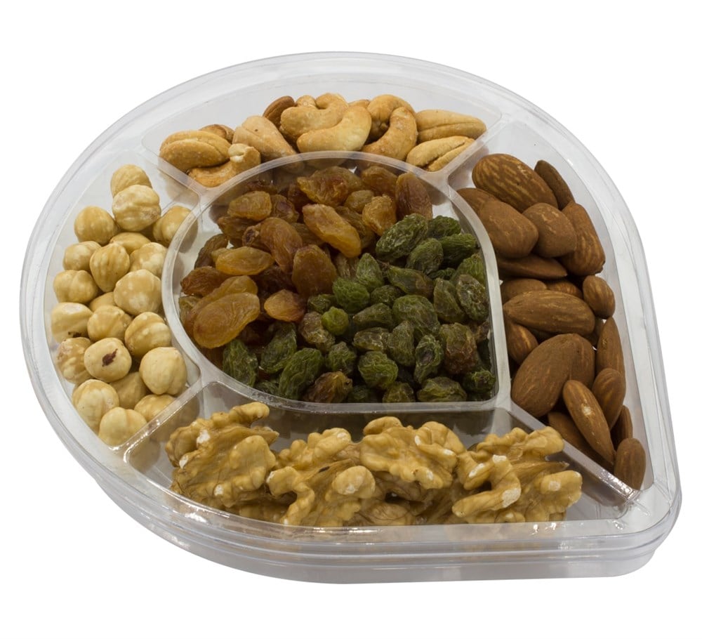 Hediyelik Mini Lüks Kuruyemiş Sepeti 360gr.