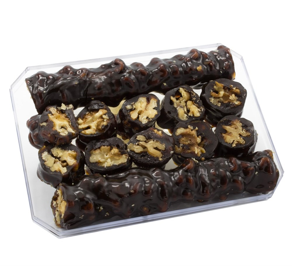 Hediyelik Pekmezli Cevizli Sucuk Lokum 520gr