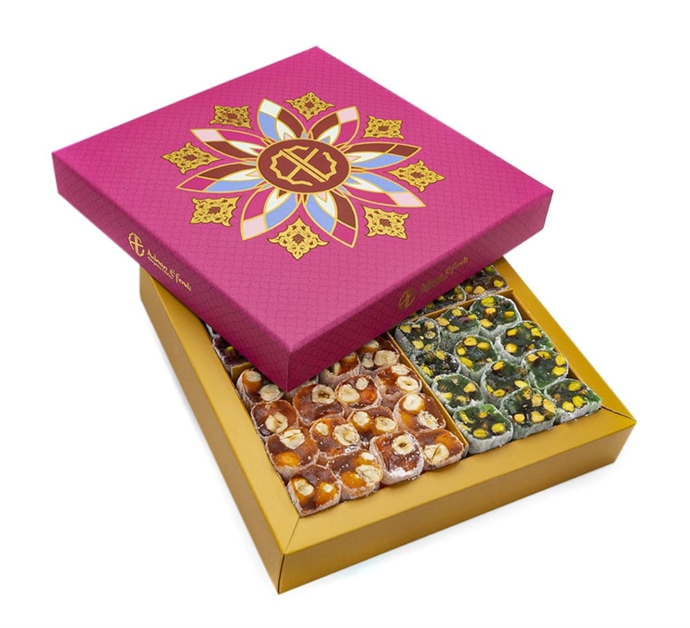 Hediyelik Şerit Lokum Pembe Kutu