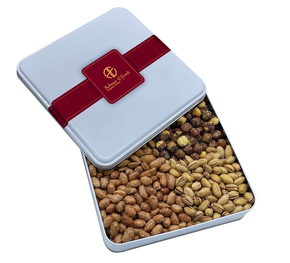 Hediyelik Süper Kuruyemiş (Metal Kutu)