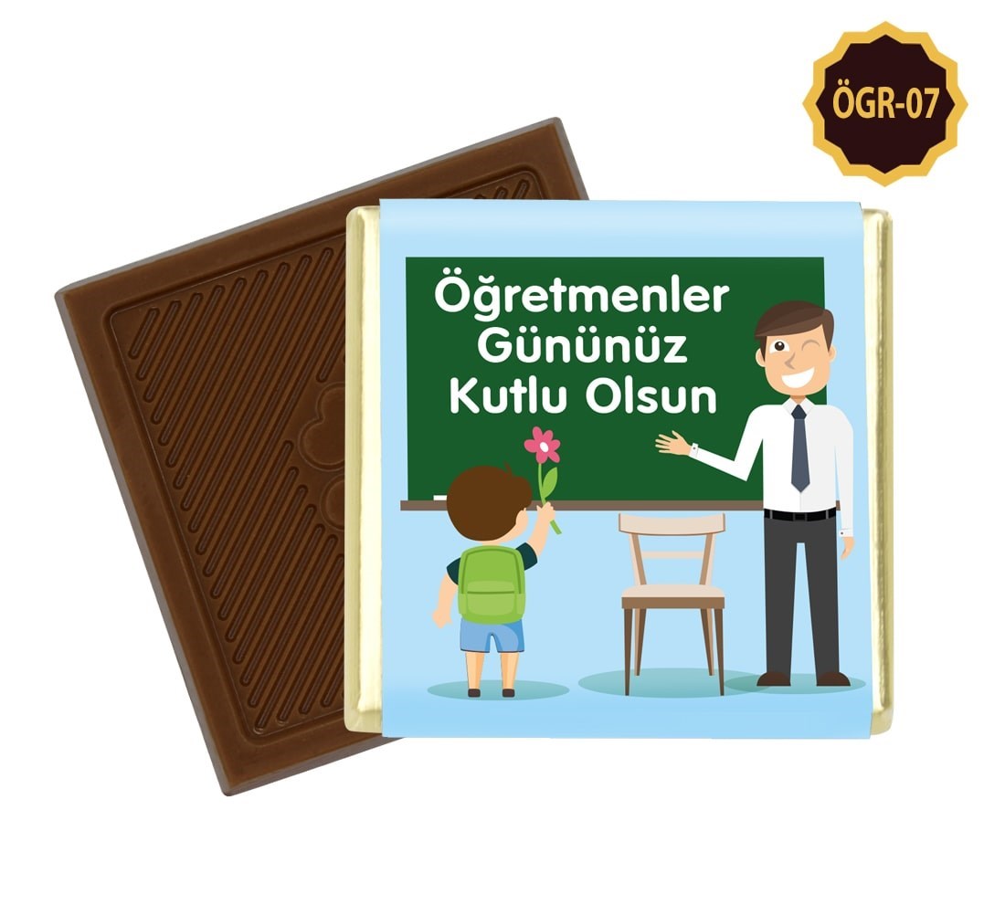 Öğretmenler Günü Kişiye Özel Çikolata Dolu Kupa Bardak