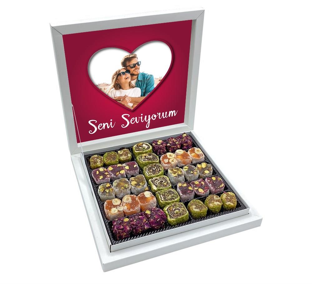 Sevgililer Günü Hediyesi Fotoğraflı Karışık Special Lokum