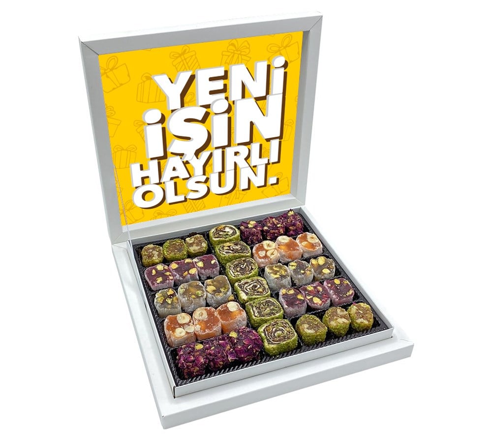 Yeni İş Tasarımlı Sunum Kutulu Spesyal Lokum