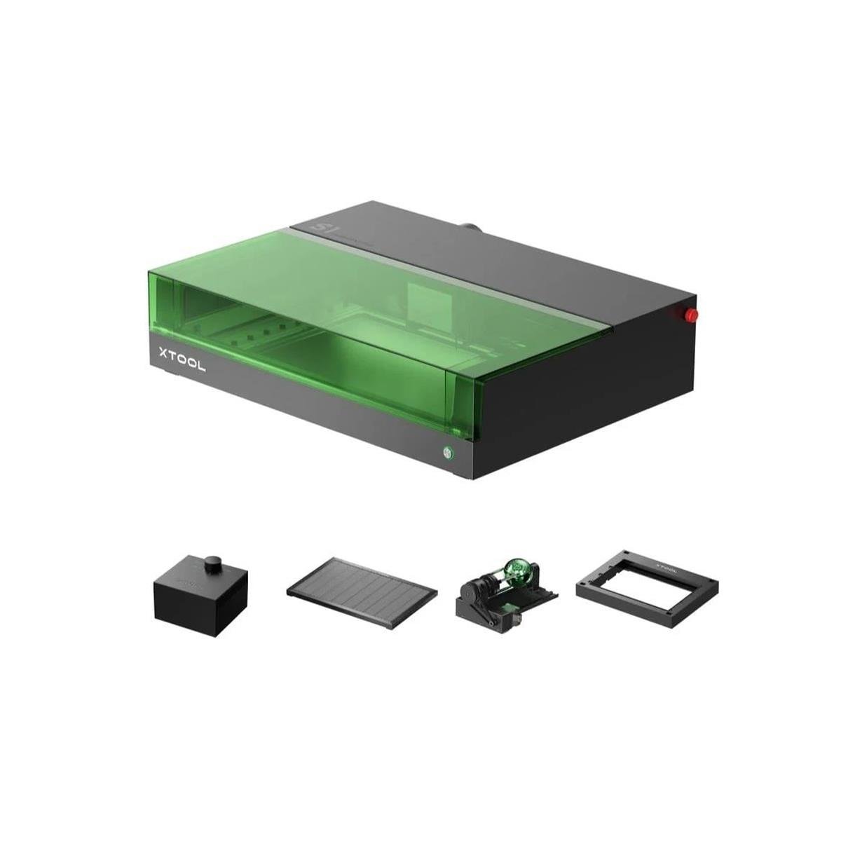 XTOOL S1 40W Deluxe Paket Lazer Makinesi- Siyah