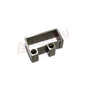 Kare Duvar Flanşı Dıştan Vidalı Yandan Cam Kanallı 