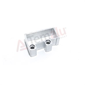 Kare Duvar Flanşı Dıştan Vidalı Yandan Cam Kanallı 