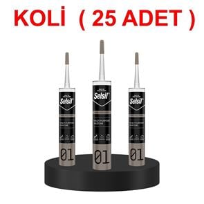 Selsil Genel Amaçlı Silikon Kartuş 280gr - Koli Genel Amaçlı Silikon SELSİL