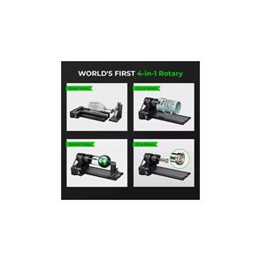 XTOOL RA2 Pro Döner Eksen Modülü- Uyumlu Makineler: F1, F1 Ultra, S1, M1 Ultra, D, P2 ve P2S