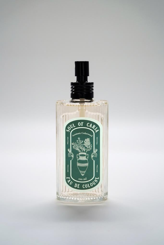 Sedir Kokulu Soul Of Caria Eau De Kolonya 100 Ml Özel Cam Şişe