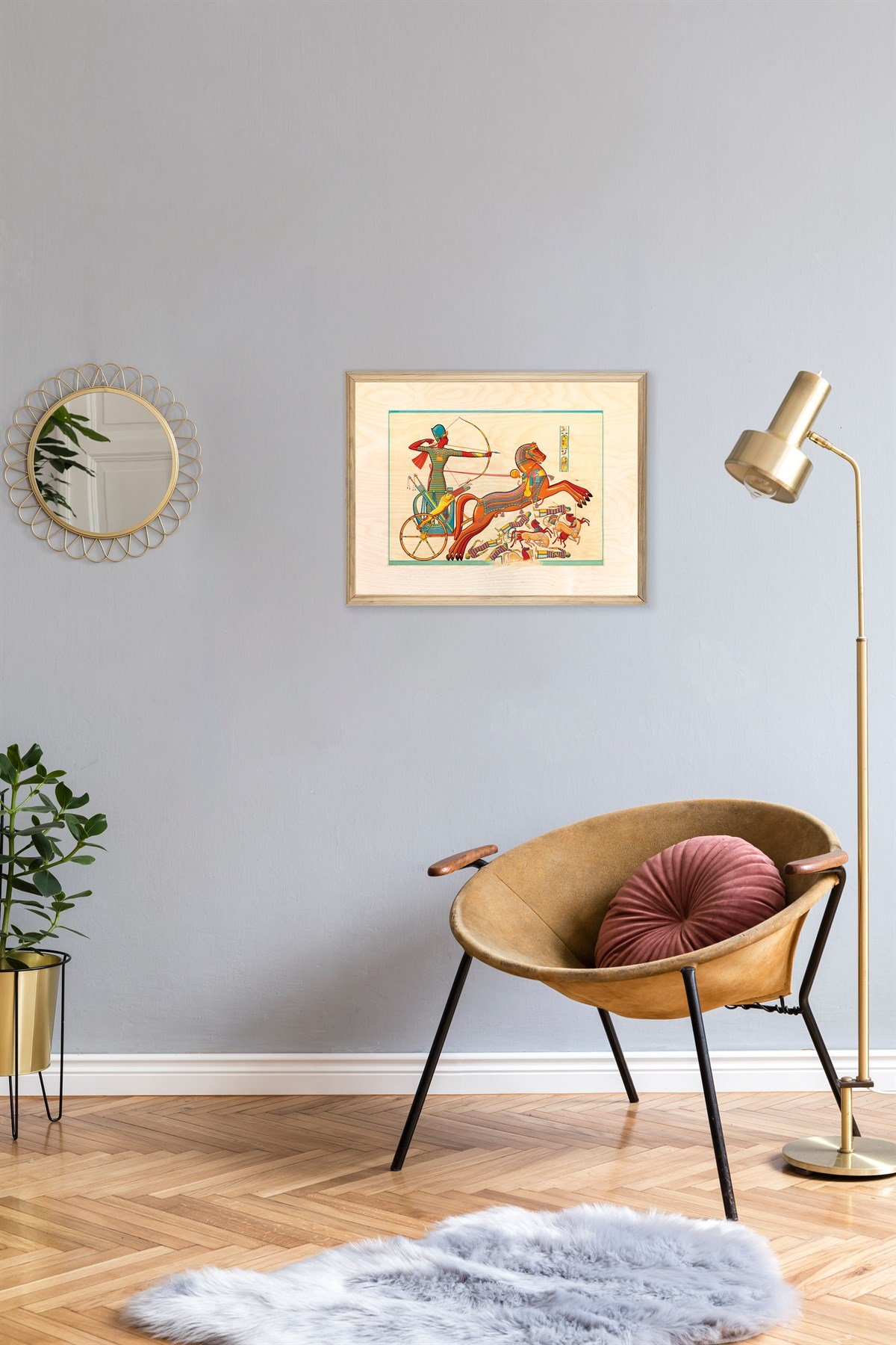 4.Ramsesİn War Wooden Table