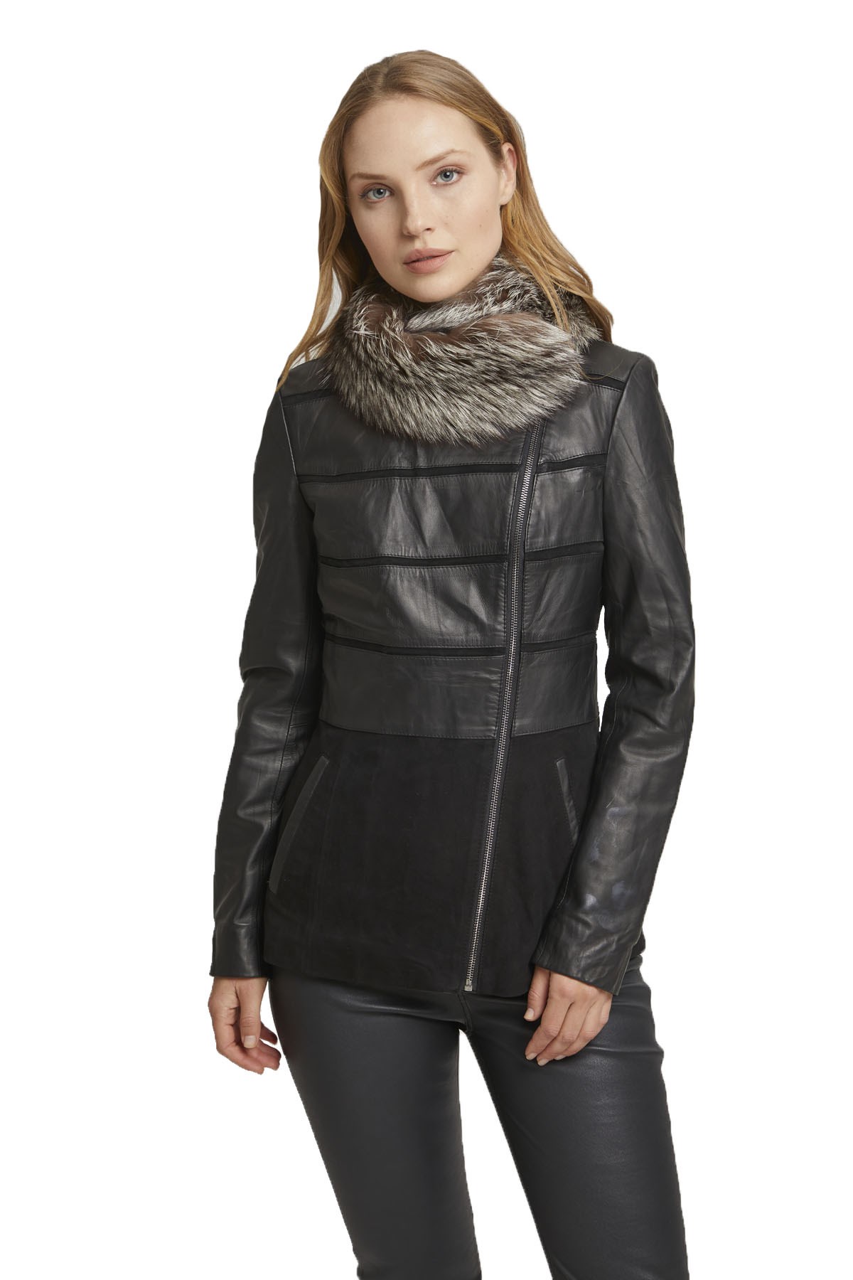 Asia Women's Leather Coat