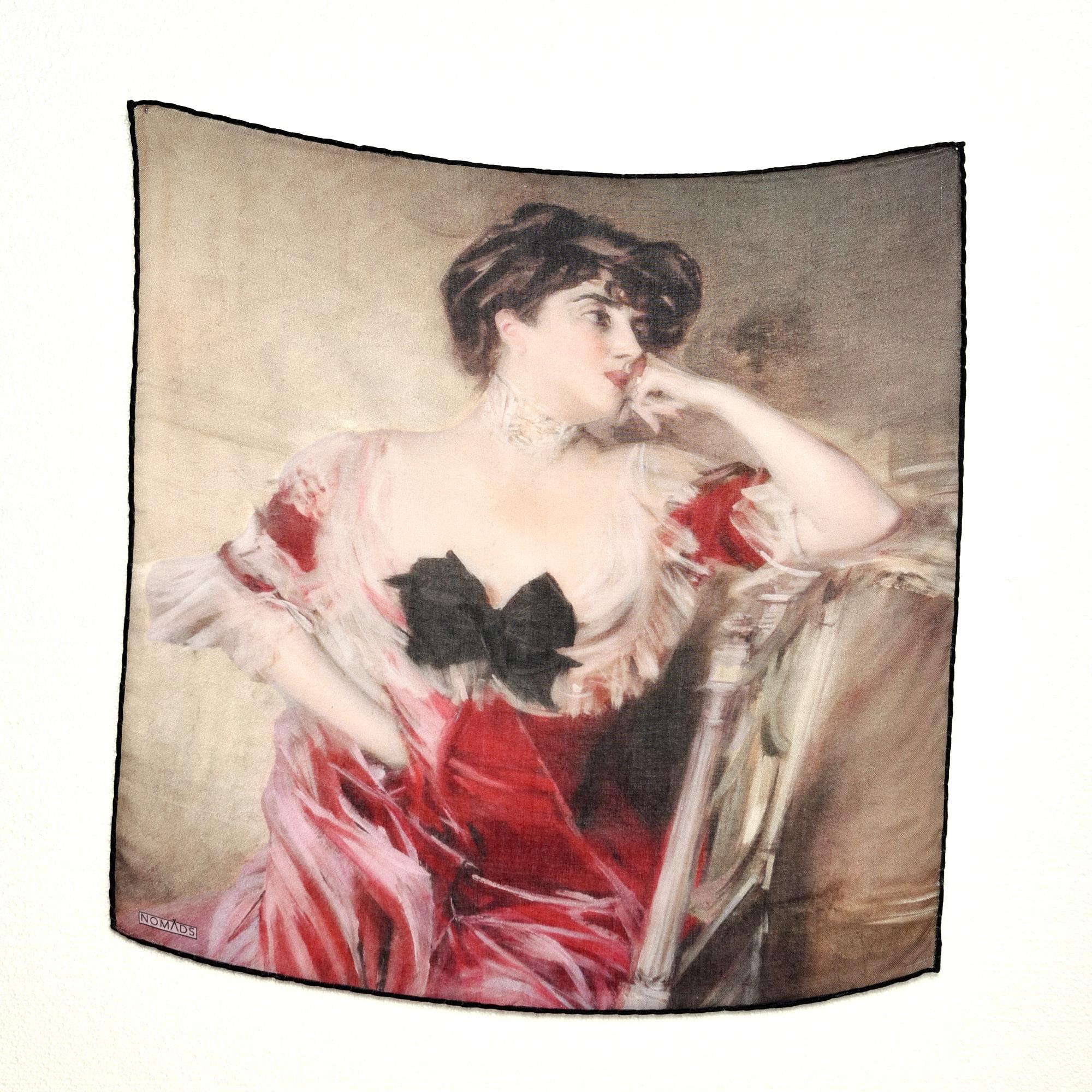 Boldini Miss Bell Desenli Renkli Çok Fonksiyonlu Renkli Kare 45x45 Bandana