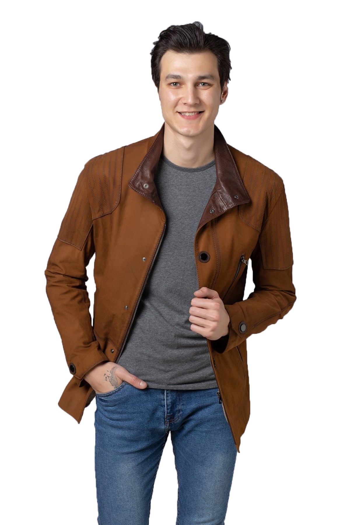 Emmett Erkek Deri Ceket