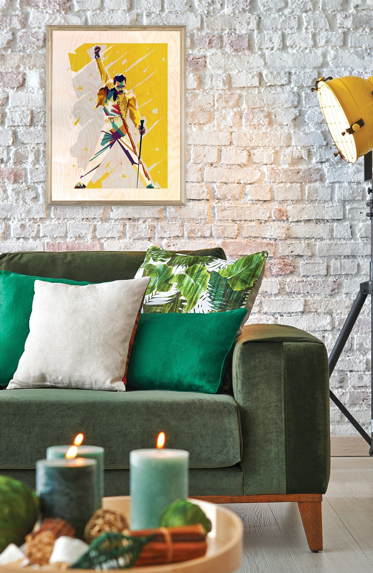 Freddy Mercury Wooden Table